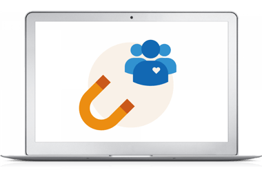 Magnet attracting customer