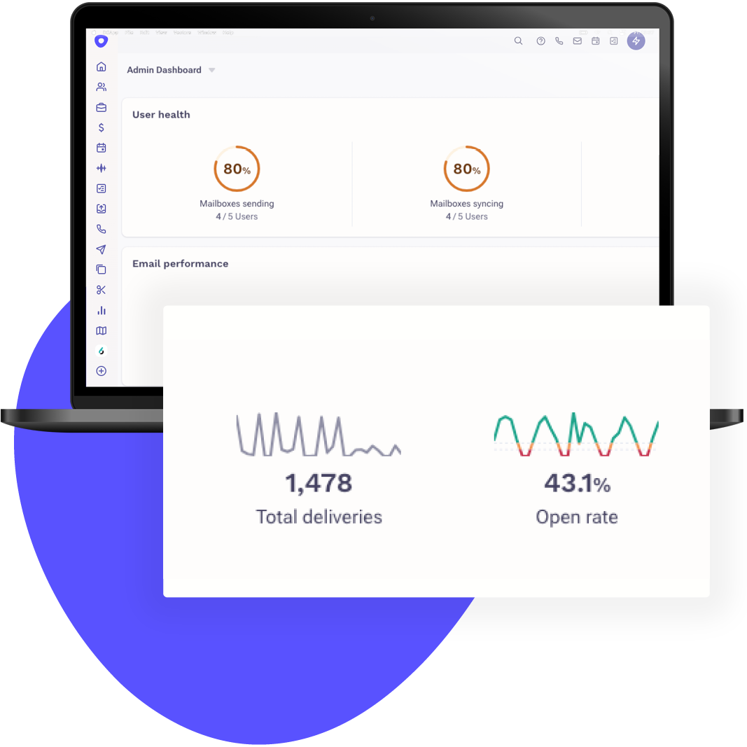 Outreach analitics dashboard