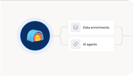 Clay data enrichments and AI agents